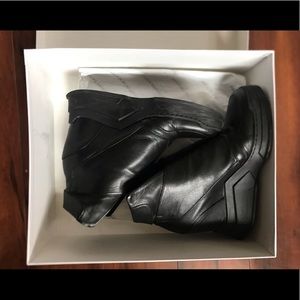 leather women’s sneaker heels, Max Bianco size 37